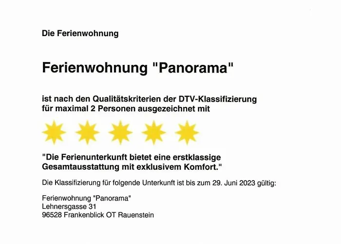 Panorama By Interhome Rauenstein (Sonneberg)